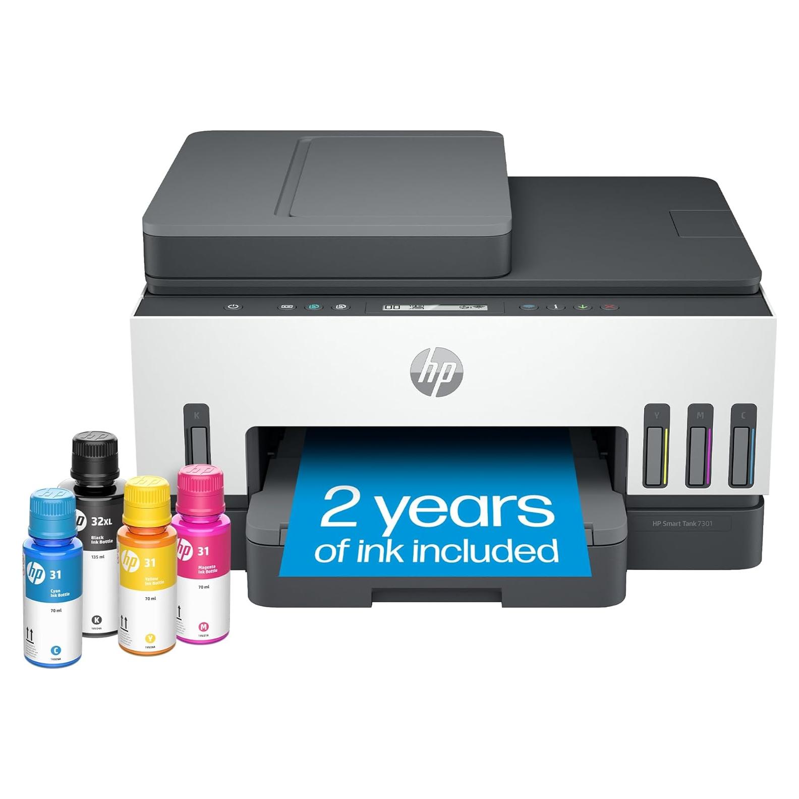 Impresora Todo-en-Uno HP Smart Tank 7301 Inalámbrica 7.69 kg