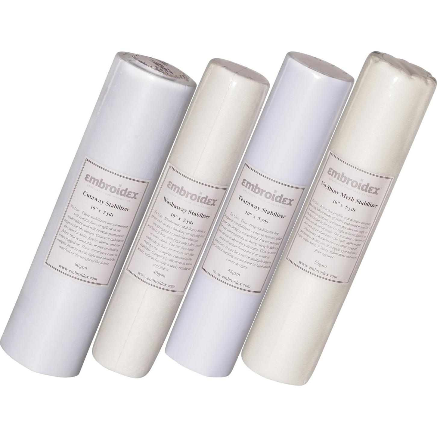 Kit de Inicio Bordado Embroidex - Hilo, Estabilizadores y Agujas