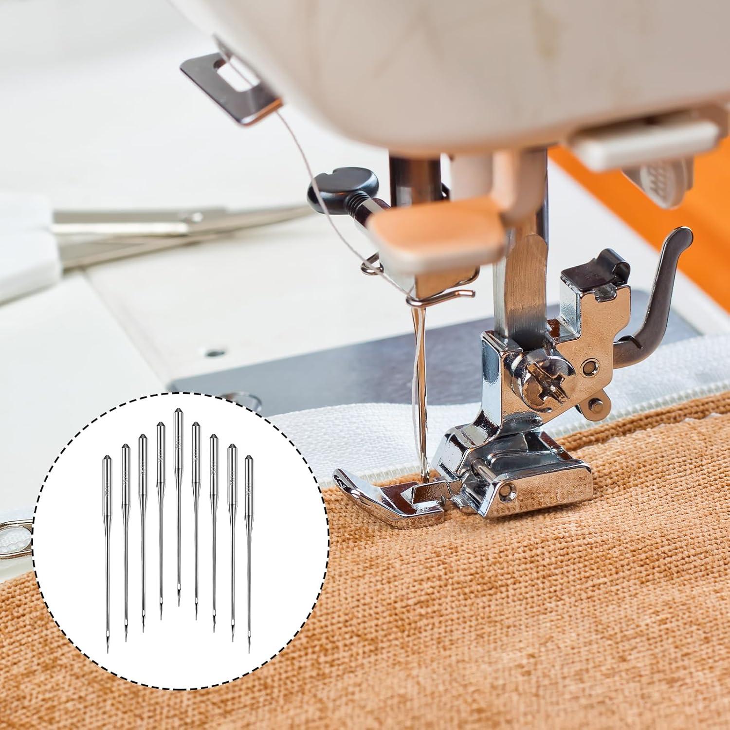 Agujas de máquina de coser universales Singer Brother 100 Pcs 75/11