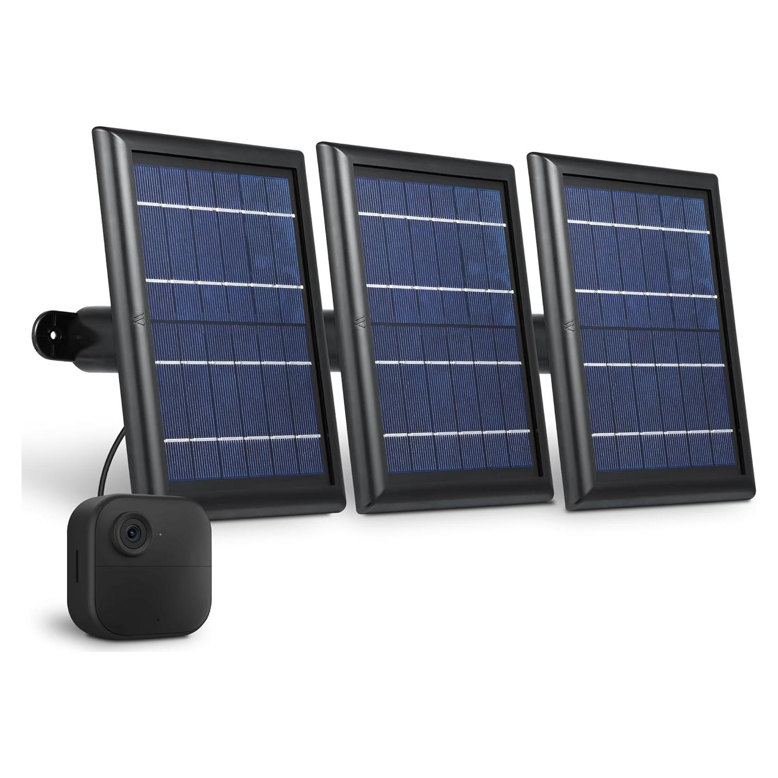 Panel Solar Wasserstein 3 en 1 con Batería Interna - Negro