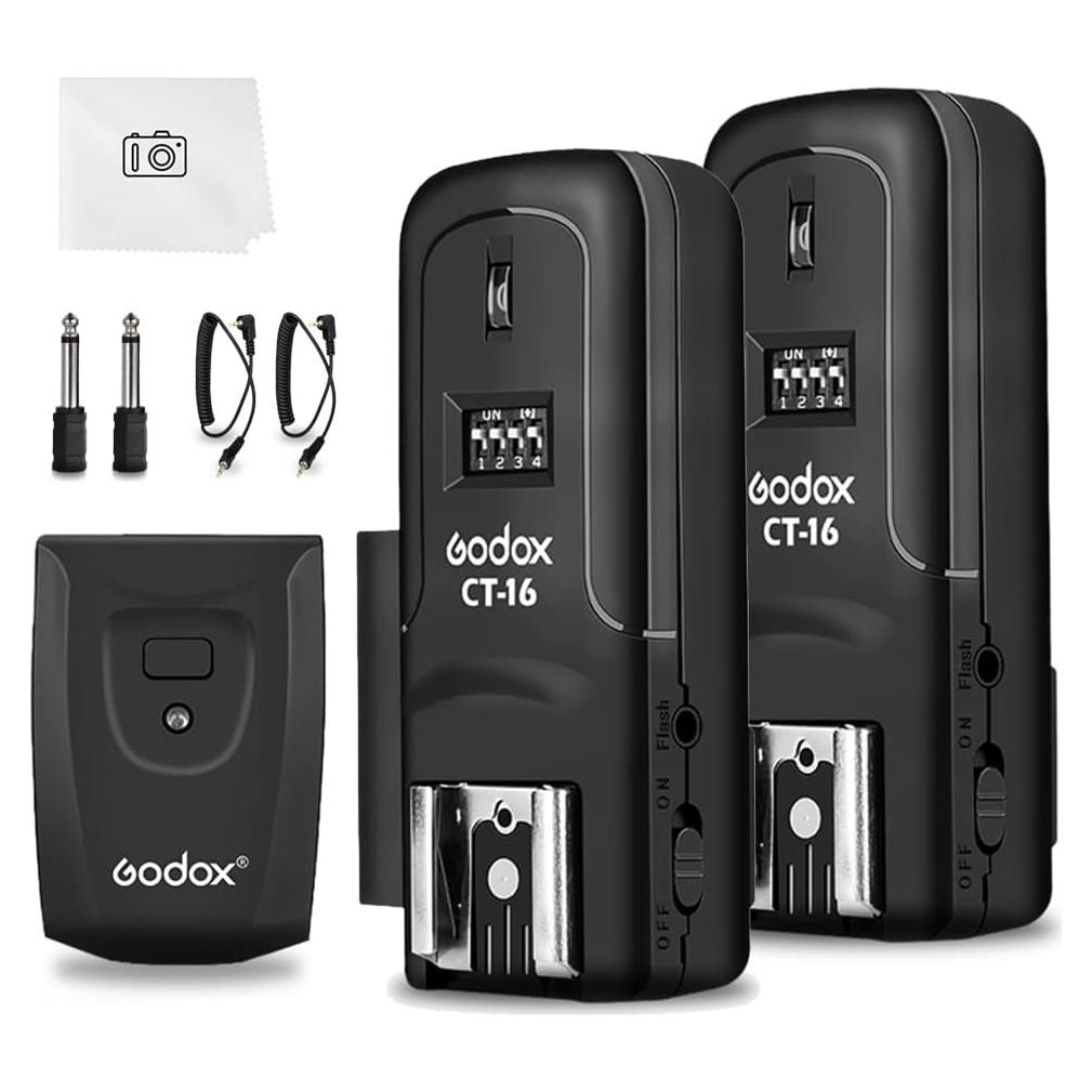 Kit de Disparador de Flash Inalámbrico Godox CT-16 para DSLR