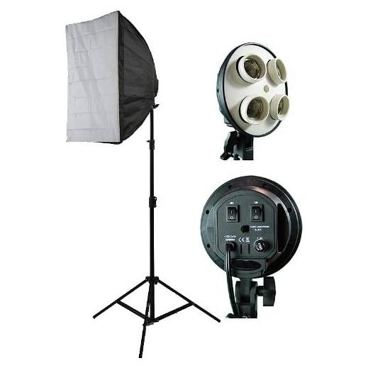 ePhoto Photograpy Video DSLR Camera Lighting Kit Studio Photo Softbox Lighting HS4