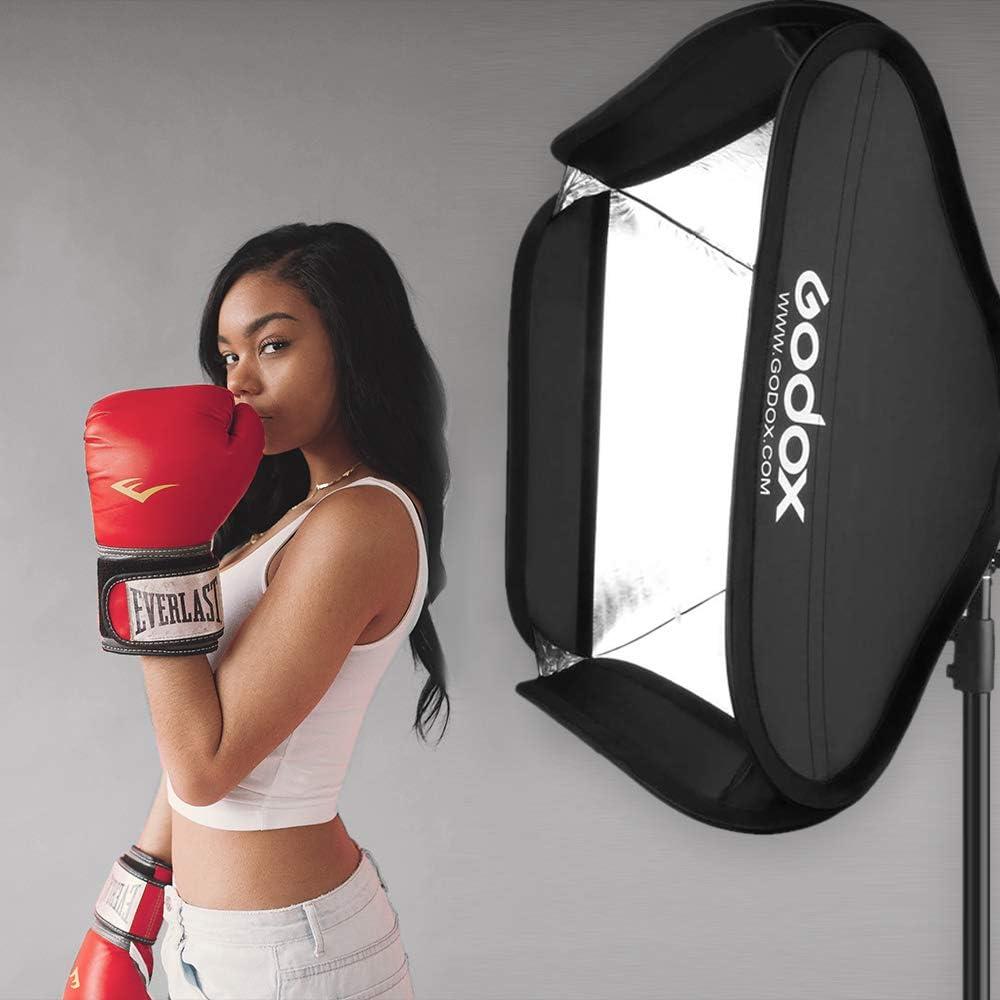 Godox 31x31inch 80x80cm Foldable Softbox Diffuser with S-Type Bracket for V1, AD200Pro, AD400Pro, TT350, V860II Series