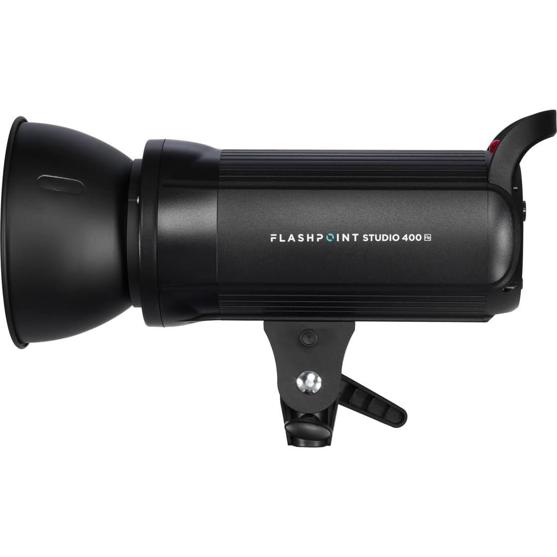 Flashpoint Studio 400 R2 Bowens Mount Monolight Kit with 9.5' Pro Air-Cushioned Heavy-Duty Light Stand (Godox SK400II)