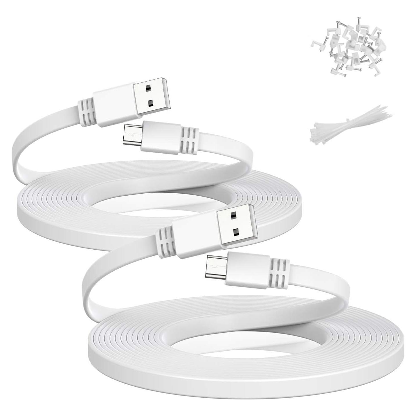 Cable de Alimentación Micro USB Itramax 6M 2 Pack Blanco