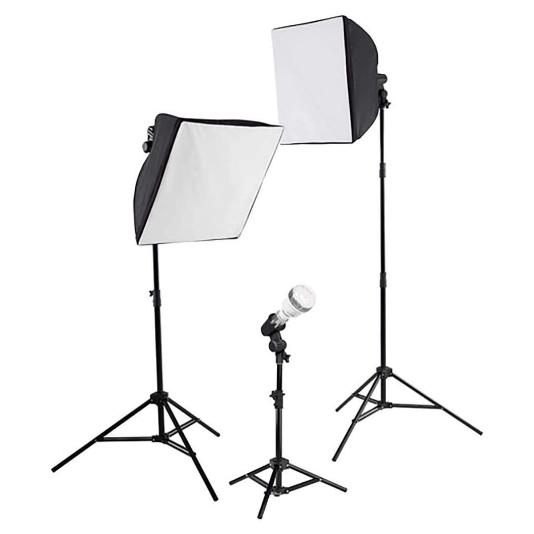 Westcott uLite LED 3-Light Collapsible Softbox Kit Professional Studio Continuous Lighting for Photography, Video Conferencing, and Video Production