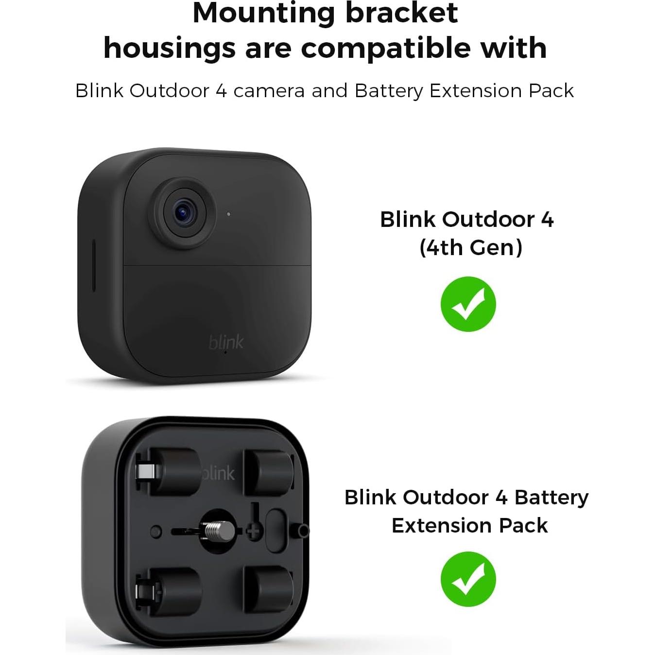 Soporte de Montaje ZHANDEYUA para Cámara Blink Outdoor 4