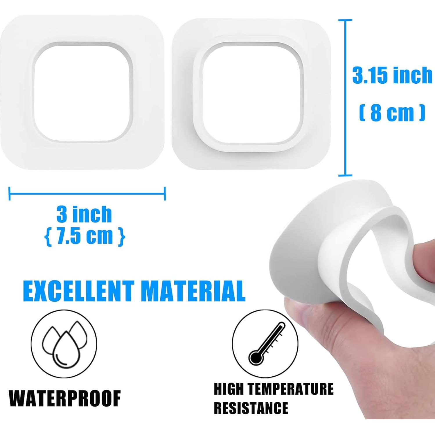 Paquete de 2 Soportes para Ventana REEYEAR Blanco