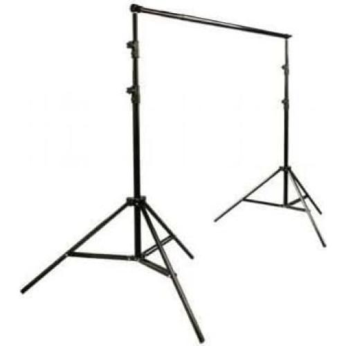 ePhotoInc Warm Lighting Black Muslin Background Backdrop Stands with 2700 Watt Photo Studio Video Light Lighting Kit Case H604SB-69B 3200K