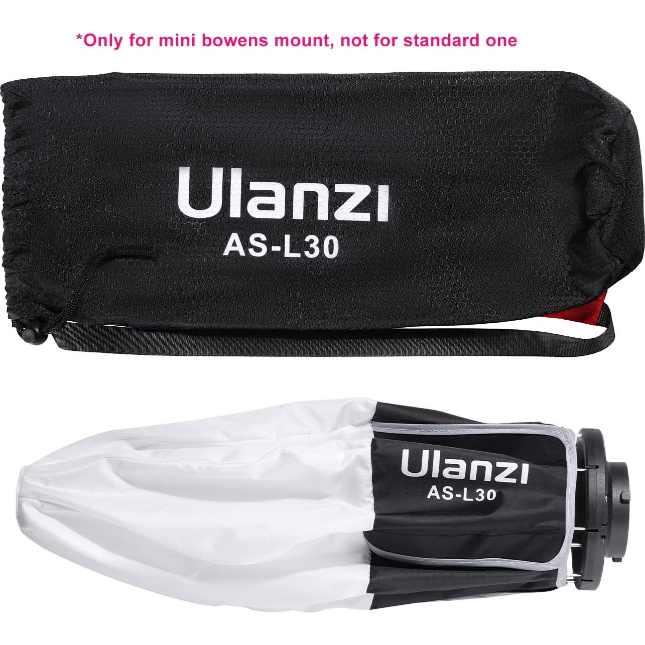 Softbox ULANZI Mini Lantern 30cm Luz Suave Montaje Bowens