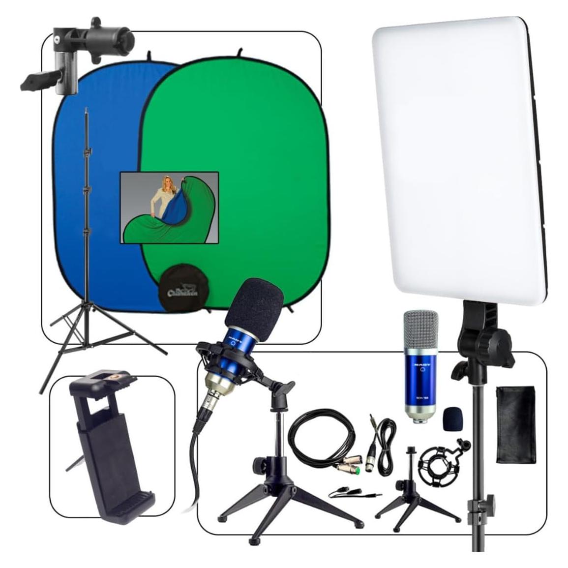 Kit de Videoconferencia Smith-Victor 400W con Micrófono