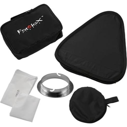 Softbox Plegable Fotodiox Pro 50.8x50.8 cm con Grid para Strobe