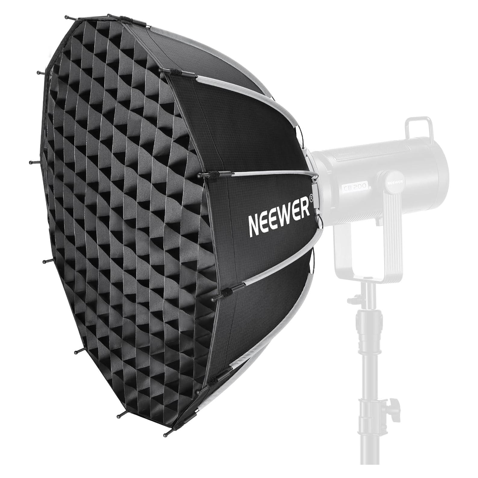 Softbox Parabólico NEEWER 65 cm con Montura Bowens y Difusores