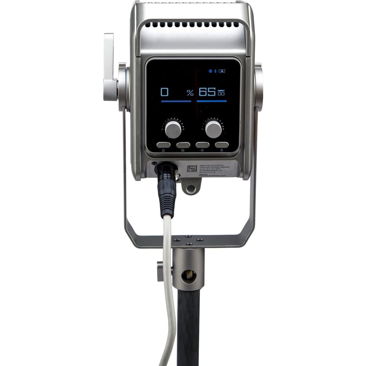 Pro Photography Lighting Creator Kit, 300W LED Studio Light with Detachable LCD Control, Barndoor, Softbox, Carbon Fiber Tripod, CRI/TLCI 96+, 2700-6500K, AC/DC Power