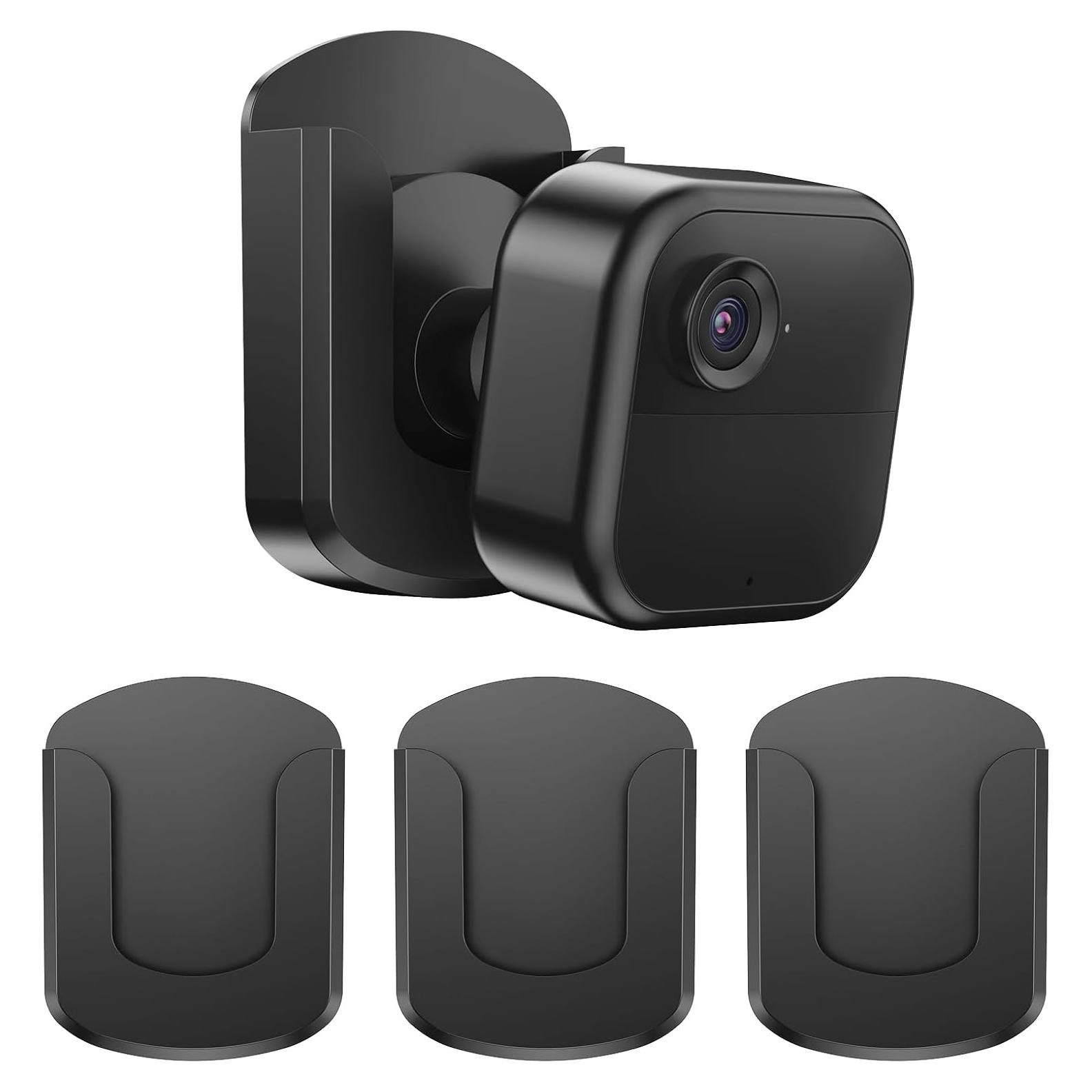 Paquete de 3 Soportes Adhesivos para Cámara Blink - Negro