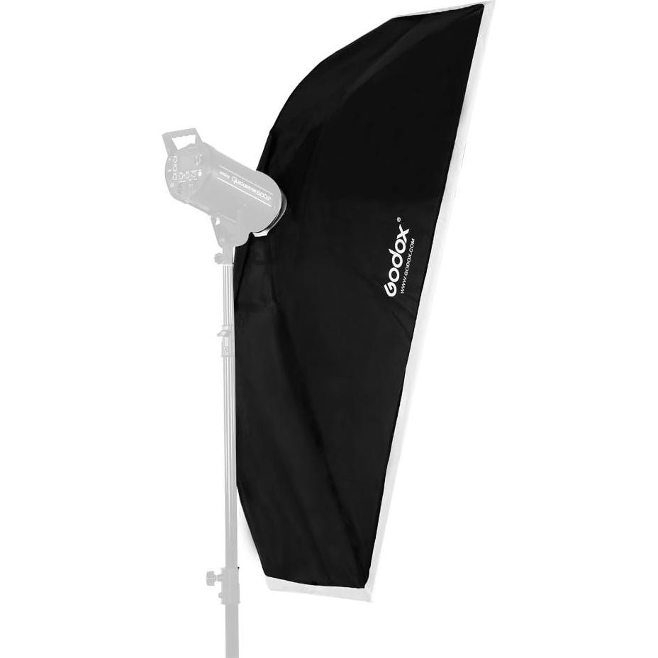 Godox 12"x 47" 30x120cm Honeycomb Grid Rectangular Softbox for Photo Strobe Studio Flash Softbox Bowens Mount