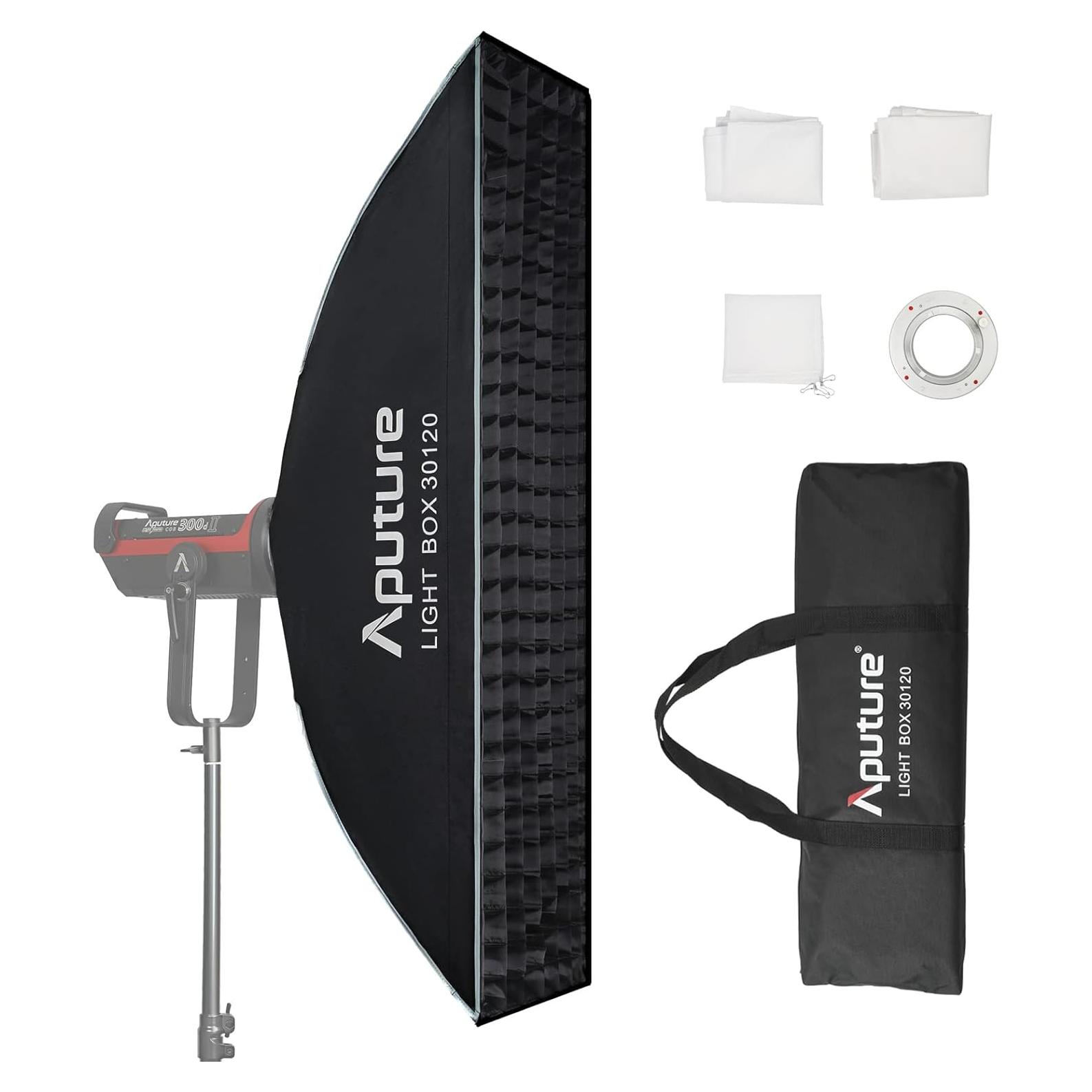 Softbox Aputure 30120 Rectangular 30x120cm Montaje Bowens