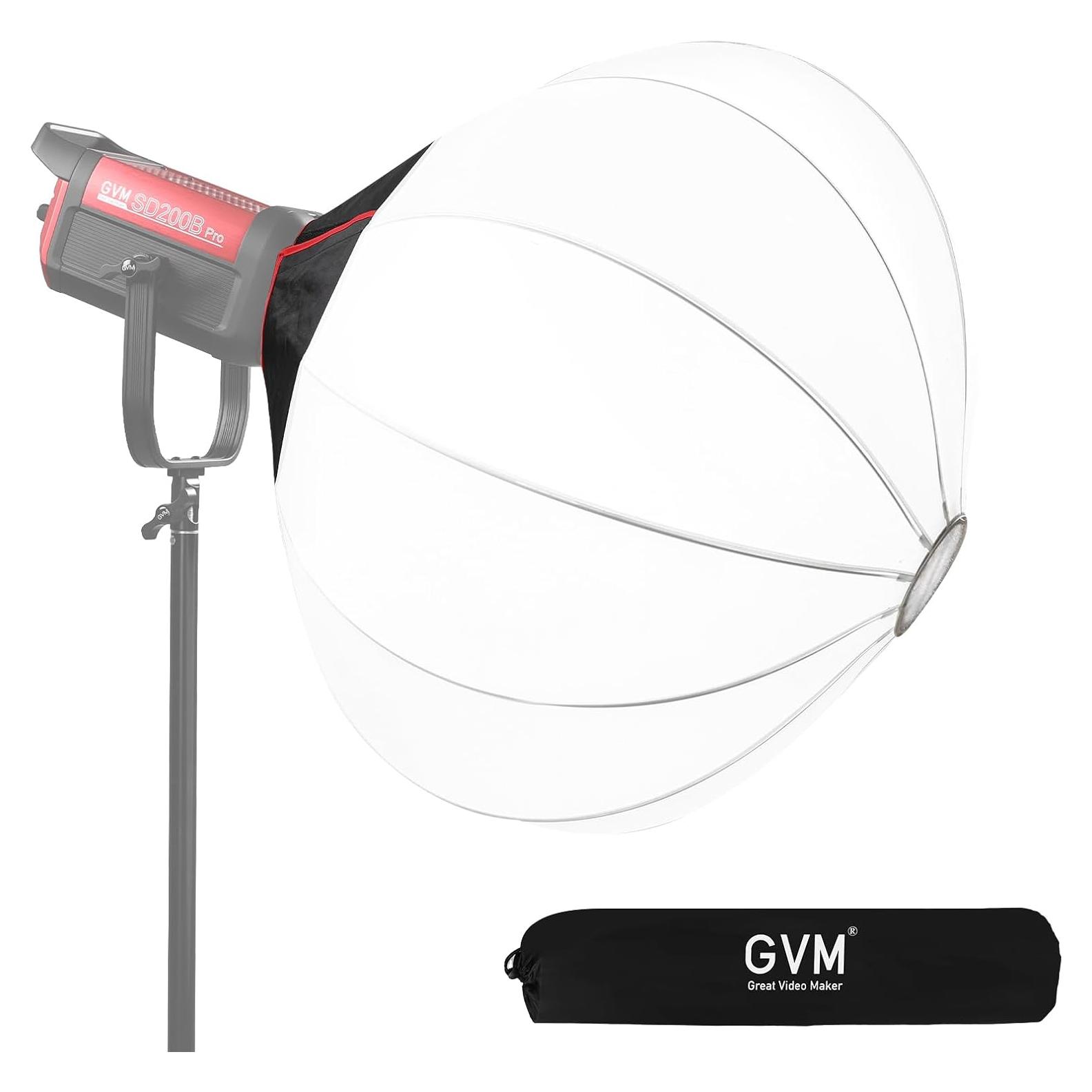 Softbox de Linterna GVM 66cm Compatible con Montaje Bowens