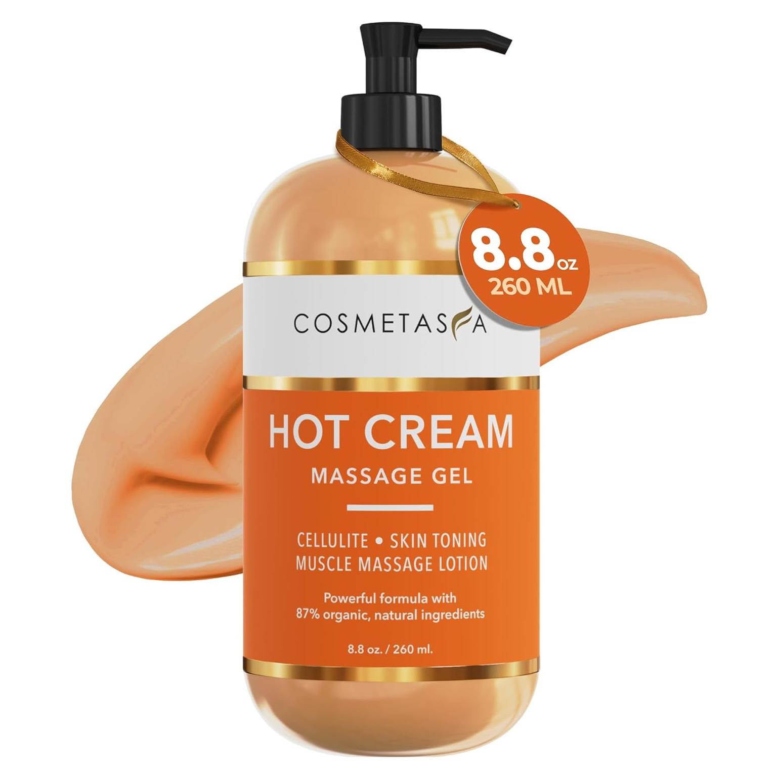 Crema Caliente Cosmetasa para Abdomen 250ml - 87% Orgánica