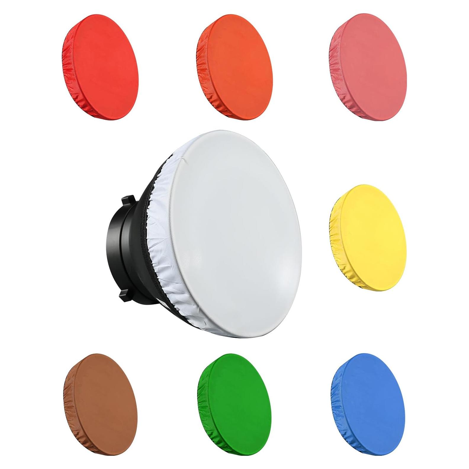 Paquete de 8 calcetines difusores de luz Aurabee 18 cm multicolor