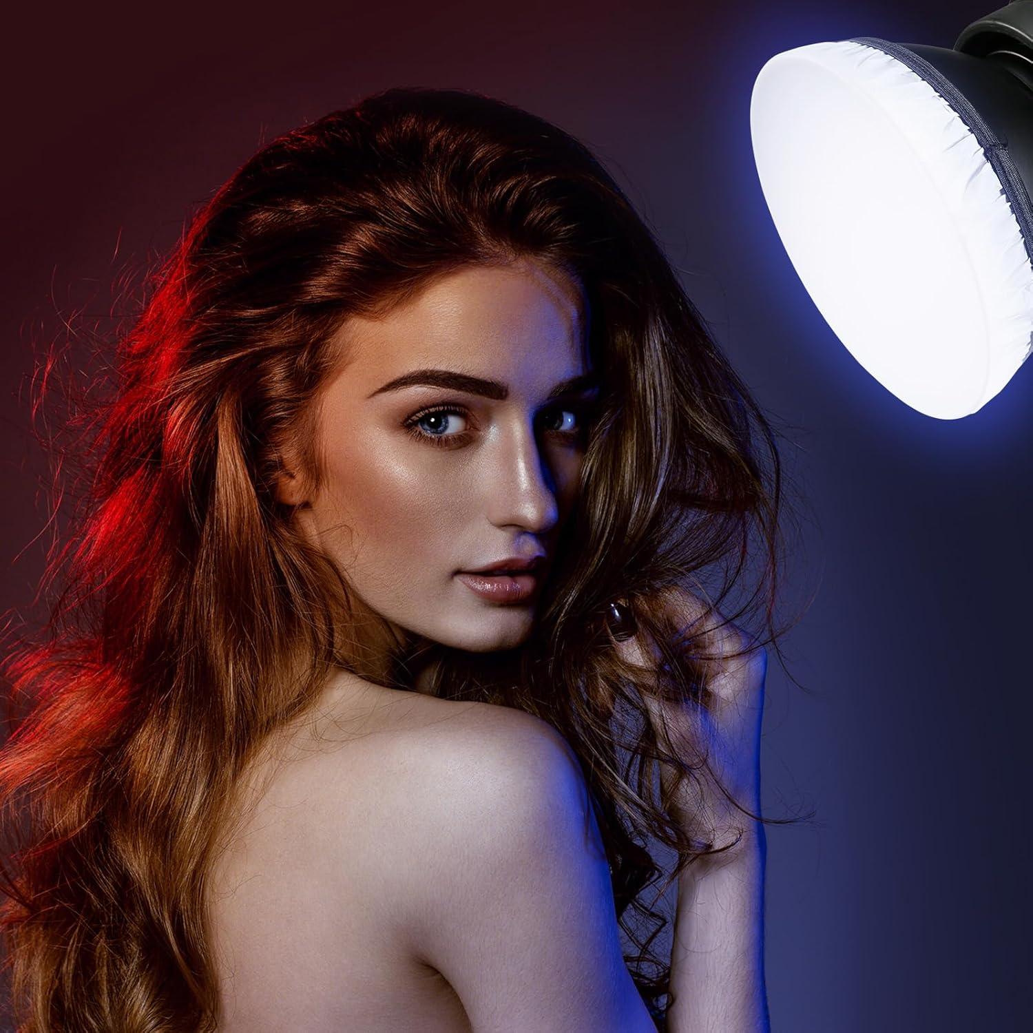 Paquete de 8 calcetines difusores de luz Aurabee 18 cm multicolor