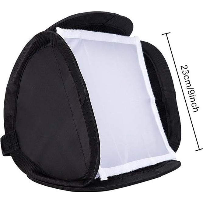 Softbox Portátil 23x23cm Cámara Reflex - Difusor Flash DSLR