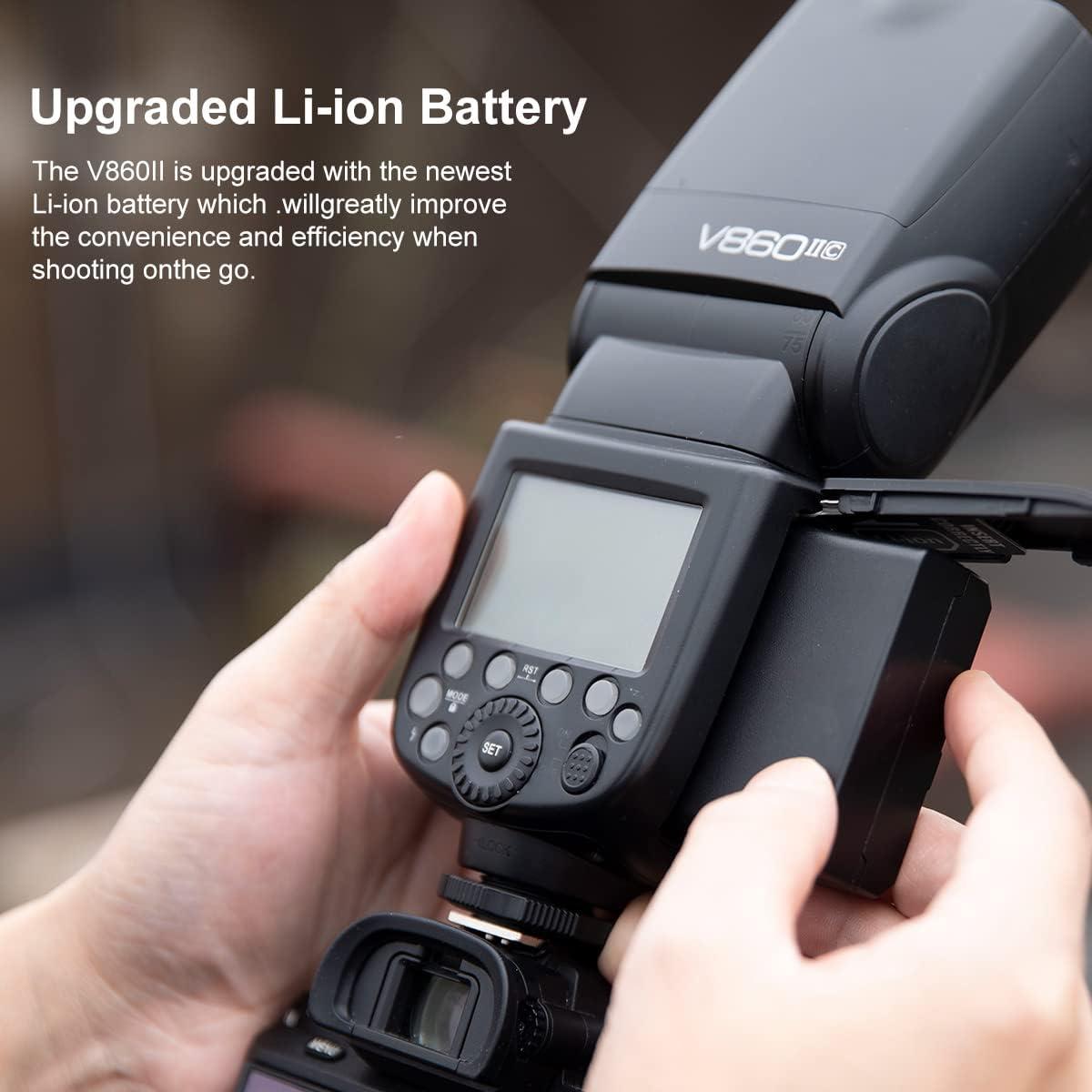 Flash Godox V860II-N TTL con disparador XPro-N para Nikon