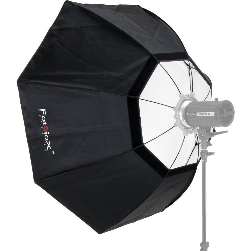 Fotodiox Pro Octagon Softbox 48" with Speedring, for Balcar, White Lightning, Lighting, X800, X1600, X3200 Strobe Flash Light, Octbox, Speed Ring, Soft Box