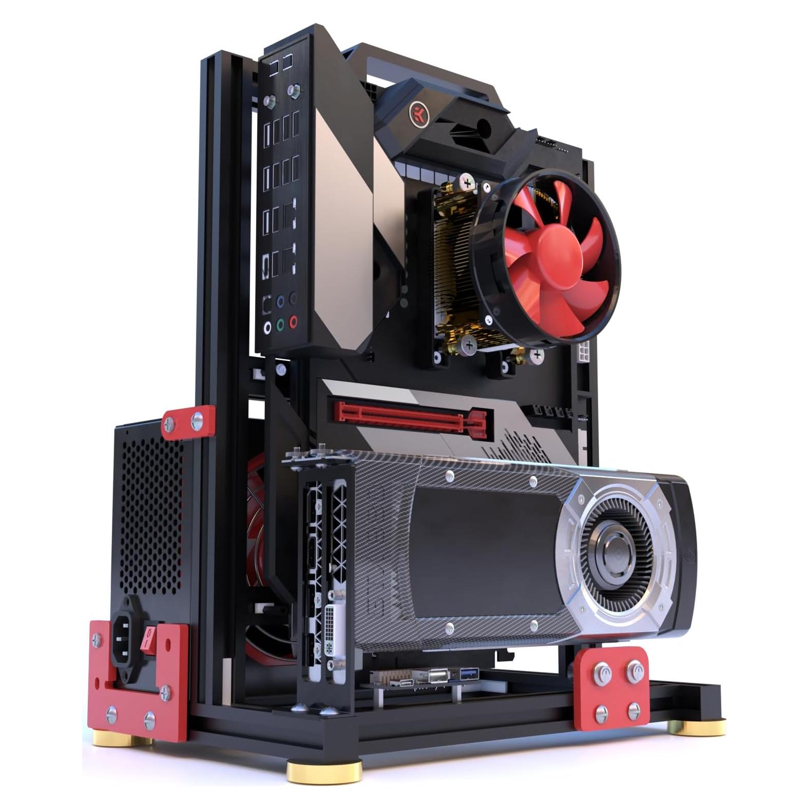 Banco de Pruebas Chasis Abierto DALAIBUKESI 3.ATX Negro