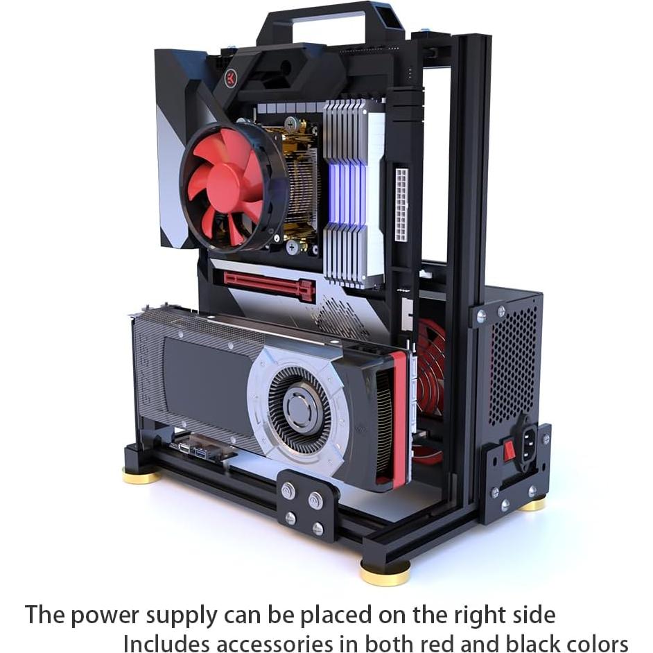 Banco de Pruebas Chasis Abierto DALAIBUKESI 3.ATX Negro