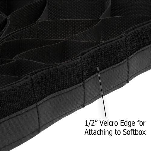 Fotodiox Pro 48" Octagon Softbox PLUS Grid (Eggcrate) for Studio Strobe/Flash with Soft Diffuser and Dedicated Speedring, for Bowens Gemini Standard, Classica Powerpack, R Series, Rx Series, and Pro Series Strobe Flash Light, Soft box, Speed Ring