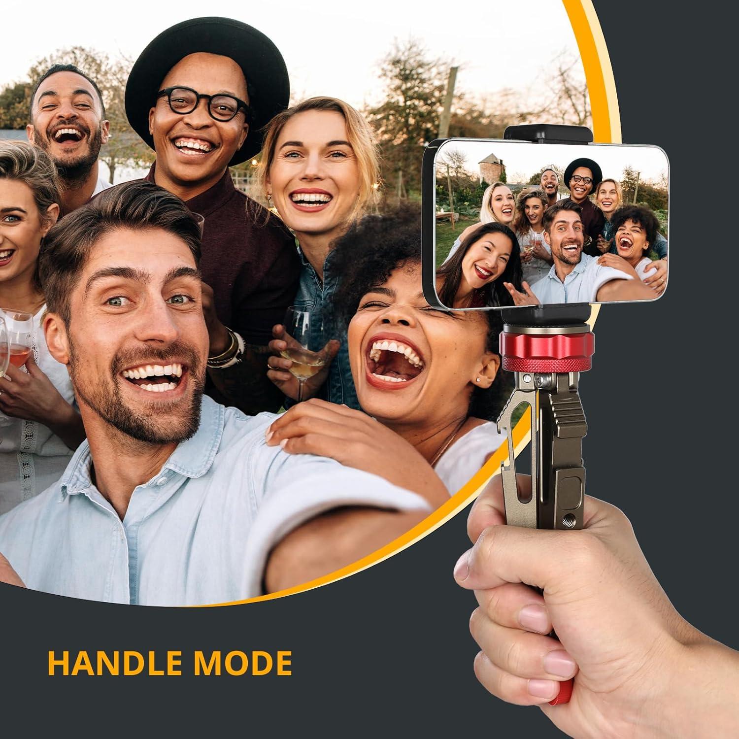 Trípode de Luz GVM Ajustable para Video y Fotografía - 181g