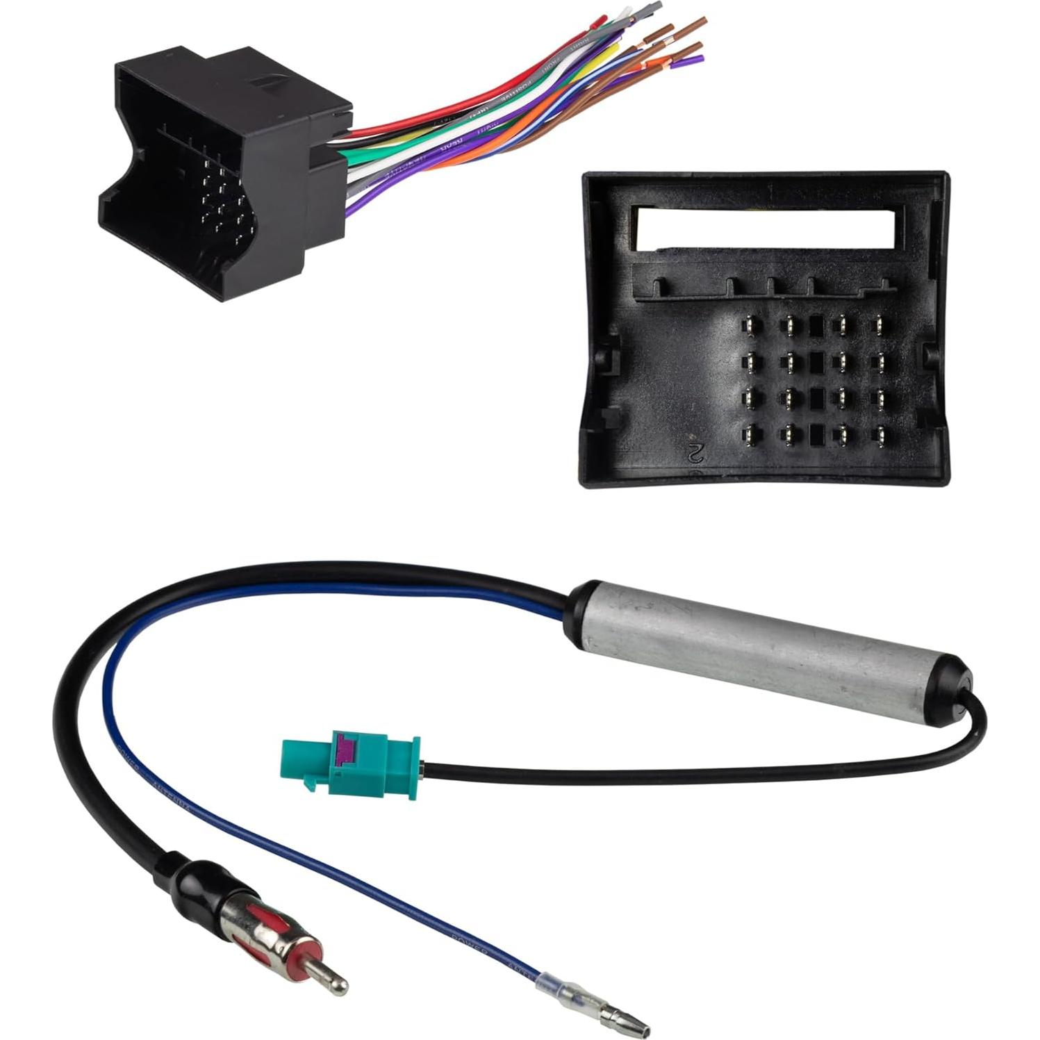 Kit Instalación Radio Doble DIN Scosche ICVW5BN para VW 2002-2005