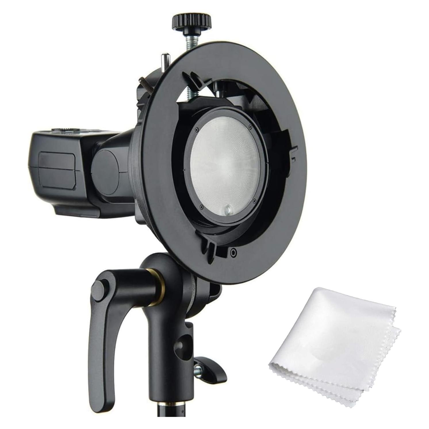 Soporte Godox S2 Speedlite tipo S para Bowens - Compatible con V1 AD200Pro AD400Pro