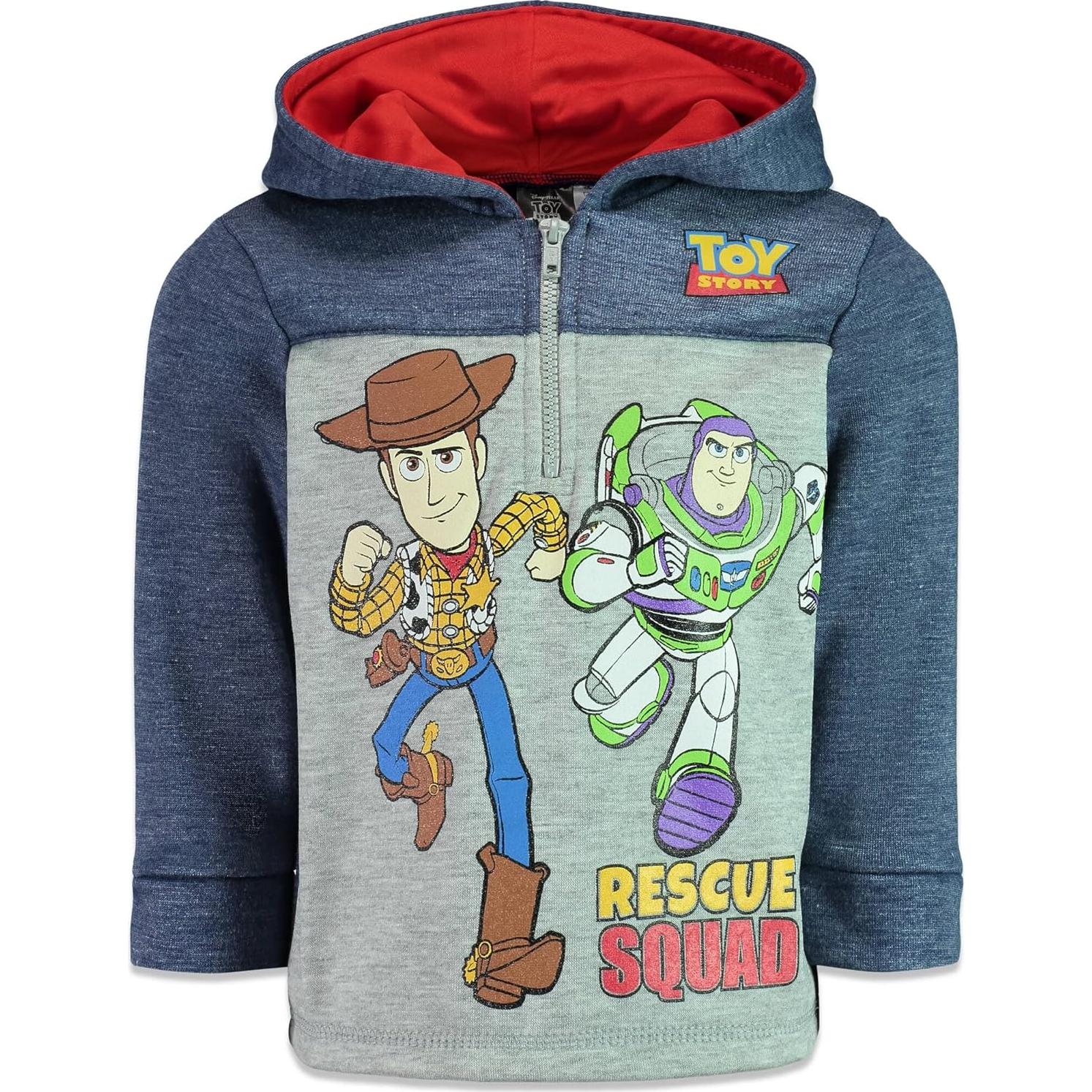Sudadera forro polar Disney Toy Story 2T con media cremallera