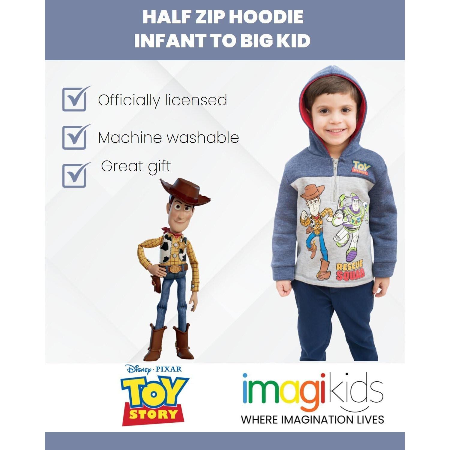 Sudadera forro polar Disney Toy Story 2T con media cremallera