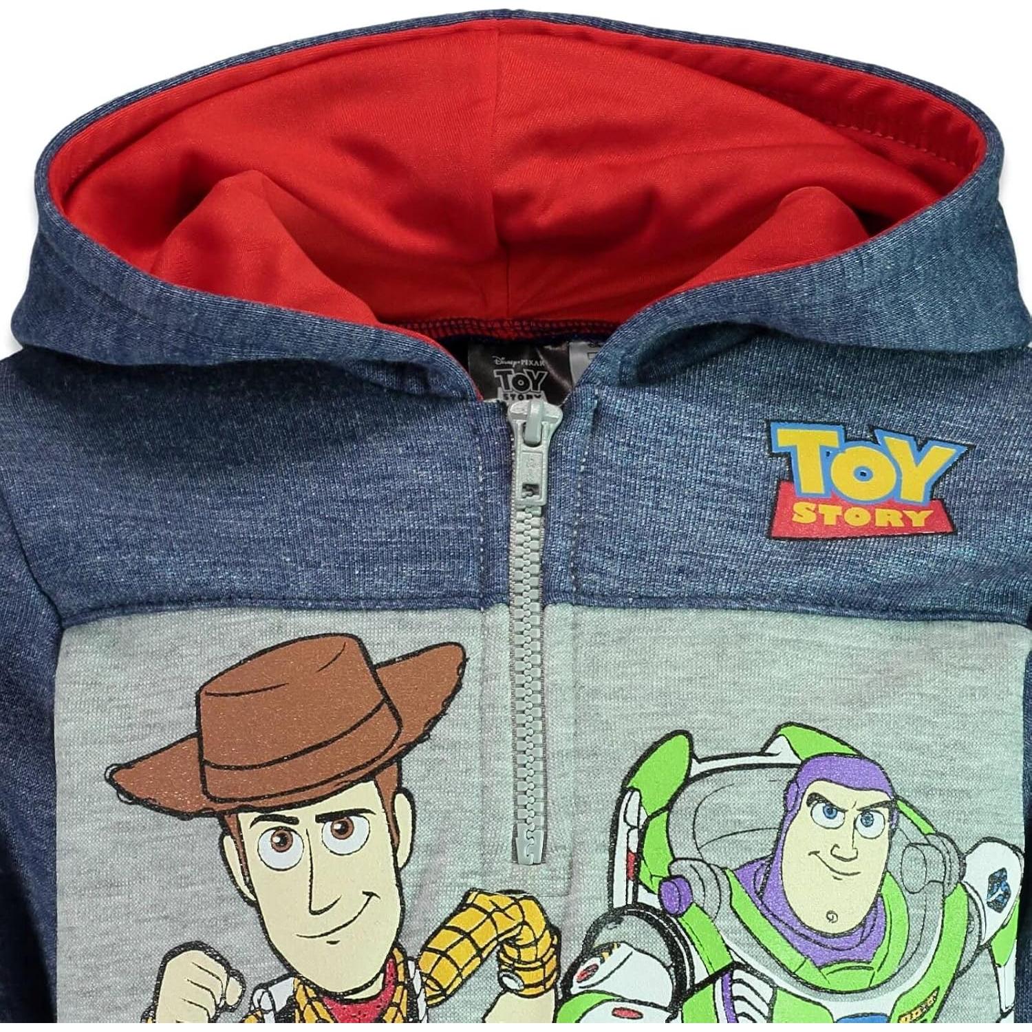 Sudadera forro polar Disney Toy Story 2T con media cremallera