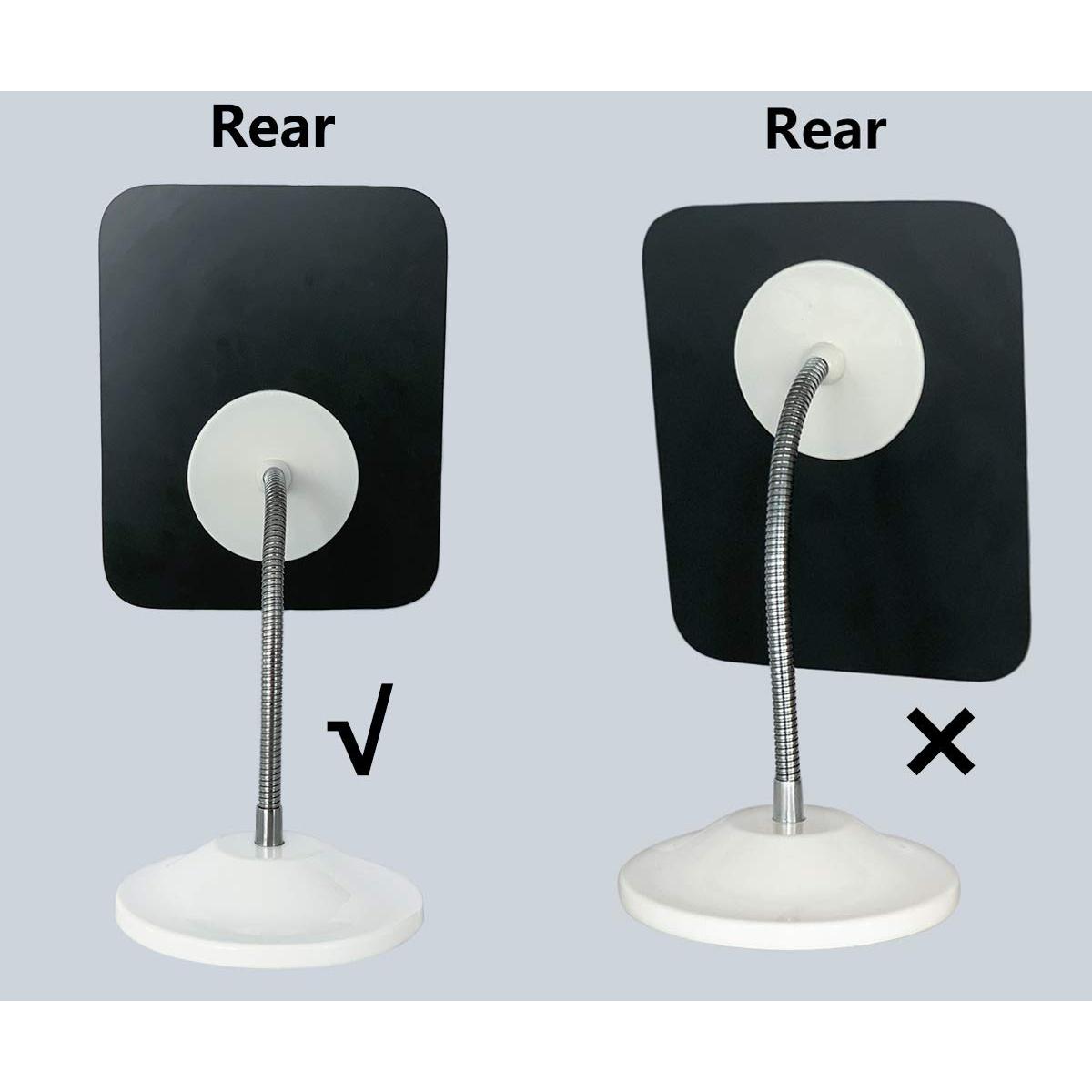 Espejo de Maquillaje YEAKE Ajustable y Plegable 16.5x13.5cm