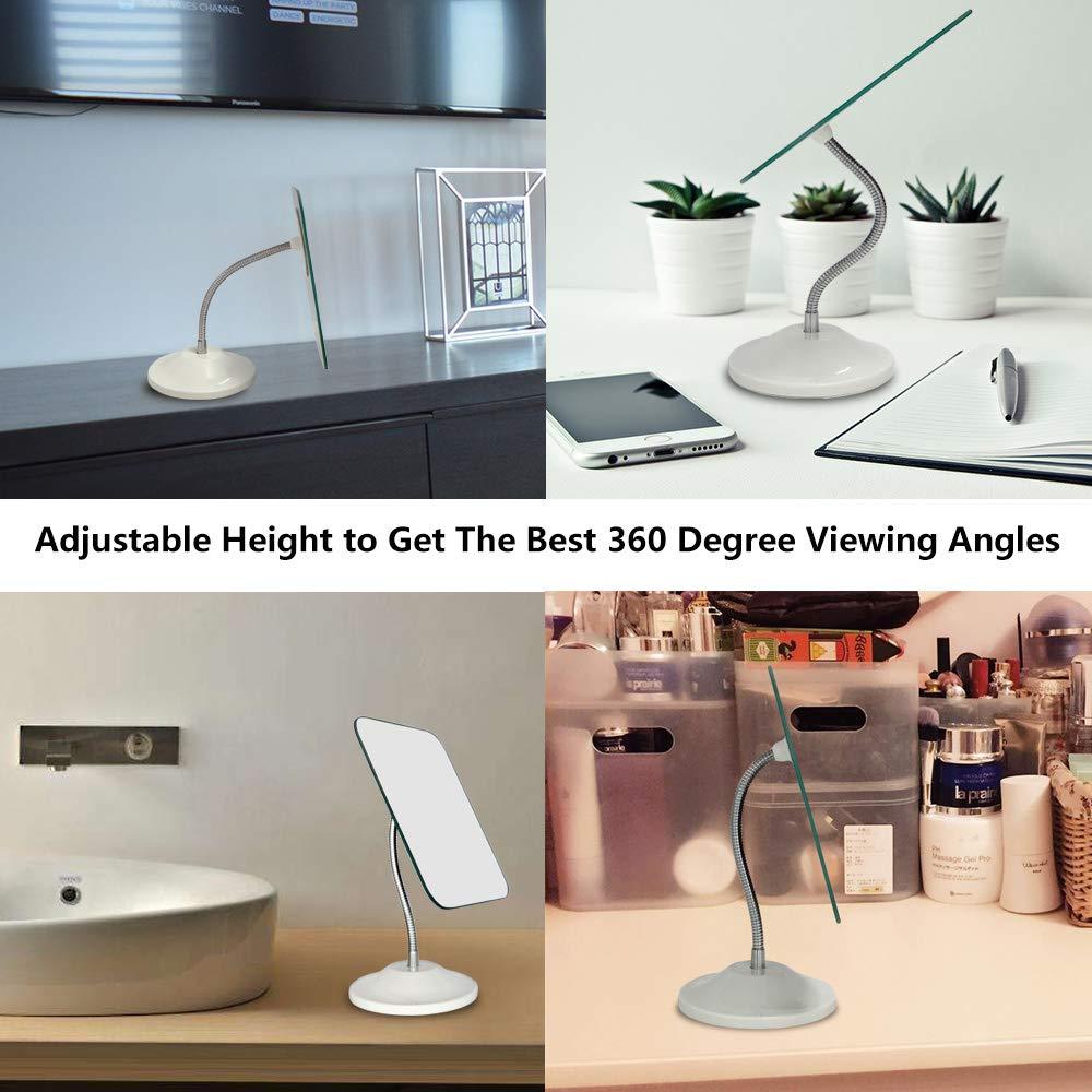 Espejo de Maquillaje YEAKE Ajustable y Plegable 16.5x13.5cm