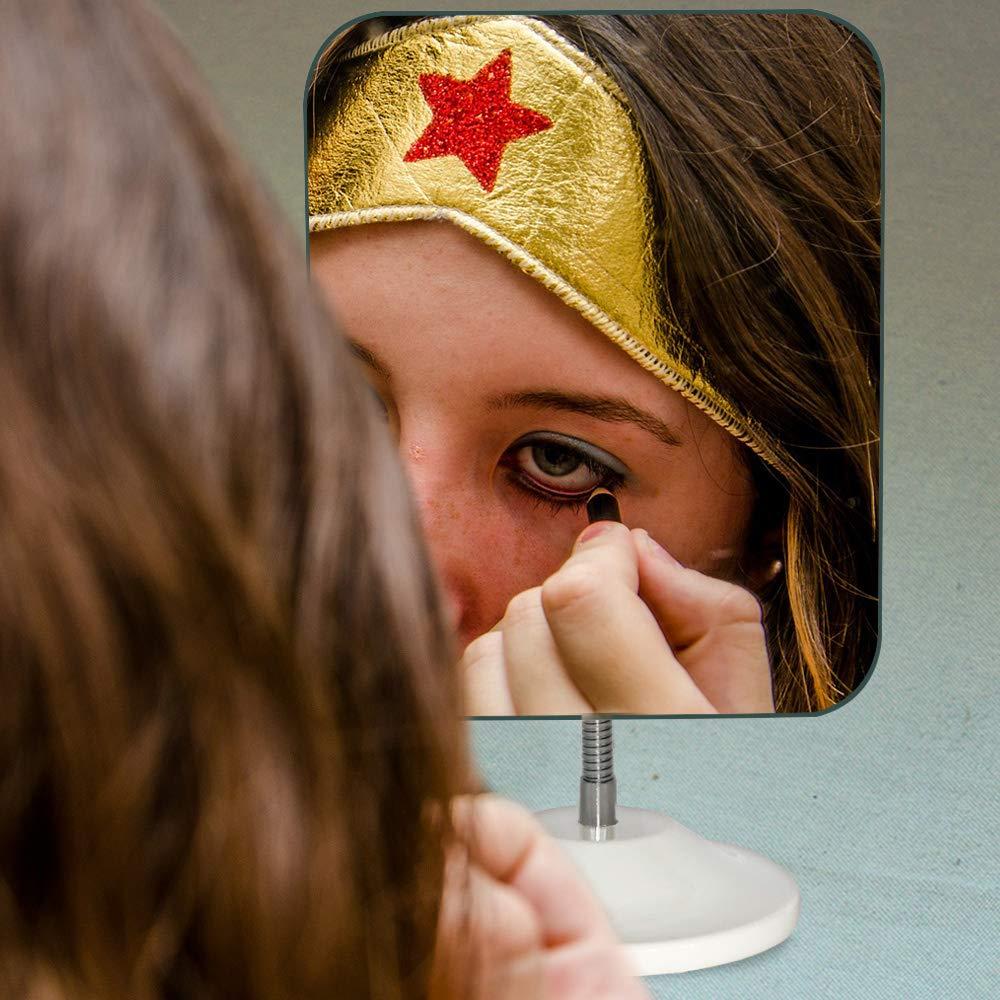 Espejo de Maquillaje YEAKE Ajustable y Plegable 16.5x13.5cm