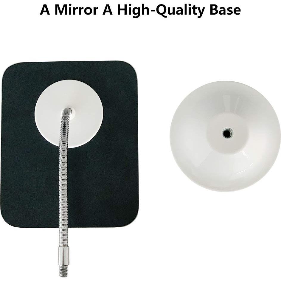 Espejo de Maquillaje YEAKE Ajustable y Plegable 16.5x13.5cm