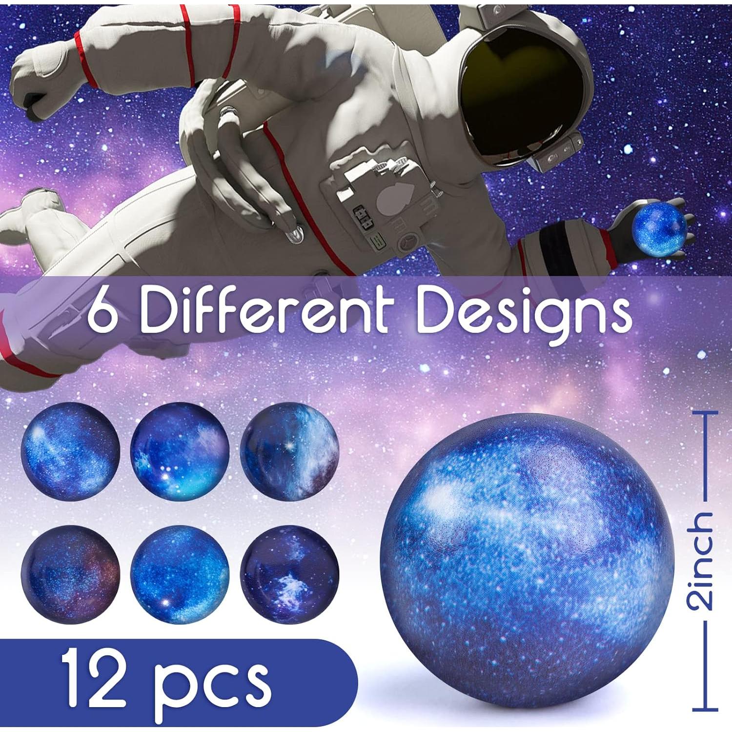Pelotas de Estrés Galaxia AMOR PRESENT 12PCS 5.08 cm