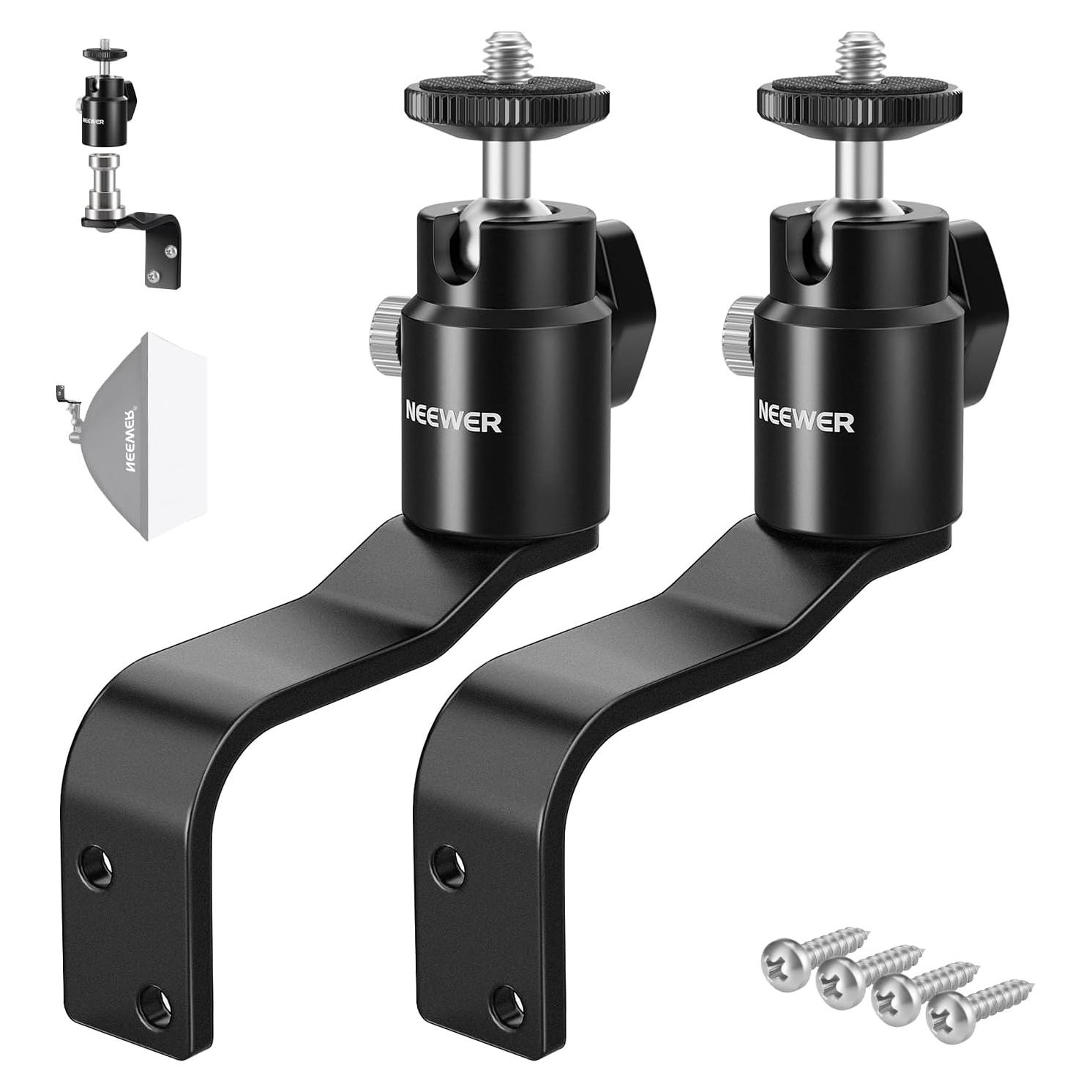 Soporte de Montaje en Pared y Techo NEEWER 2kg para Luz de Anillo