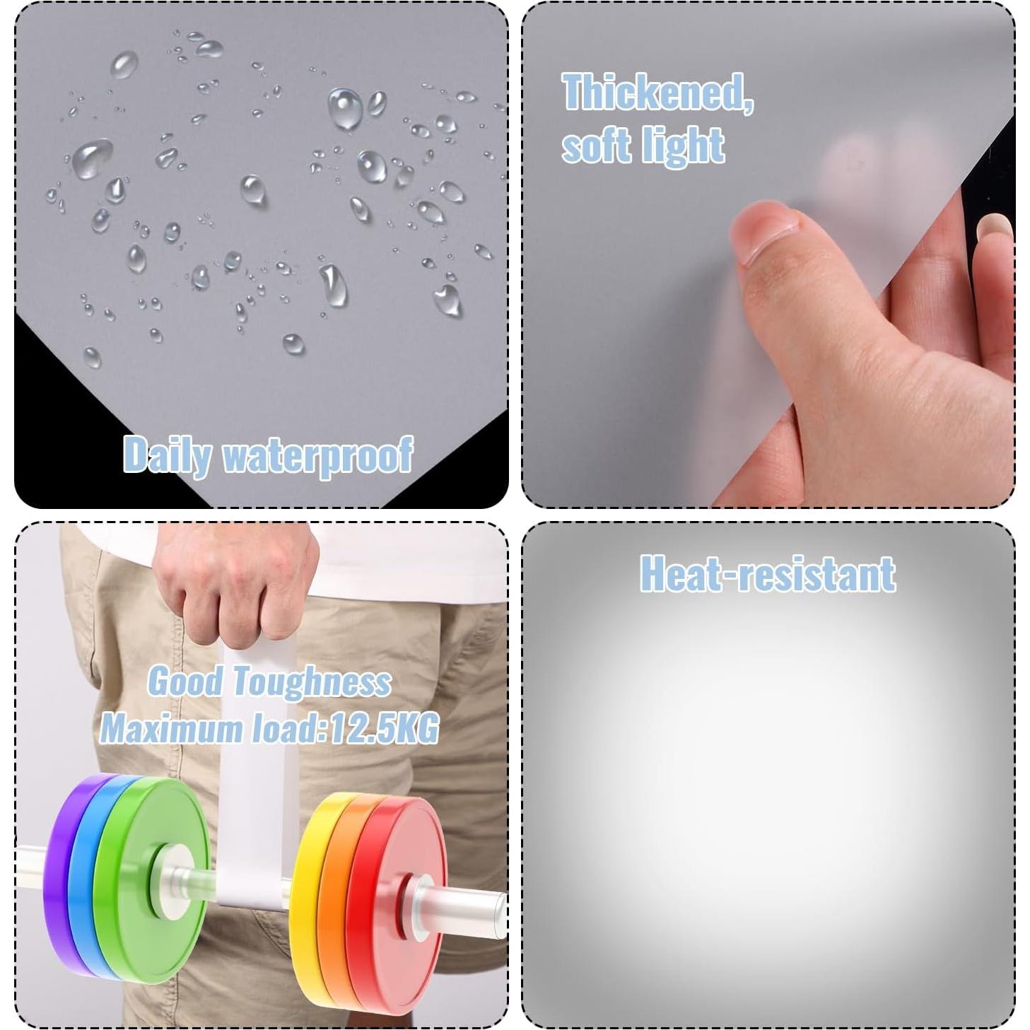 Barydat 12 Hojas Difusoras de Luz LED 40x50 cm para Fotografía