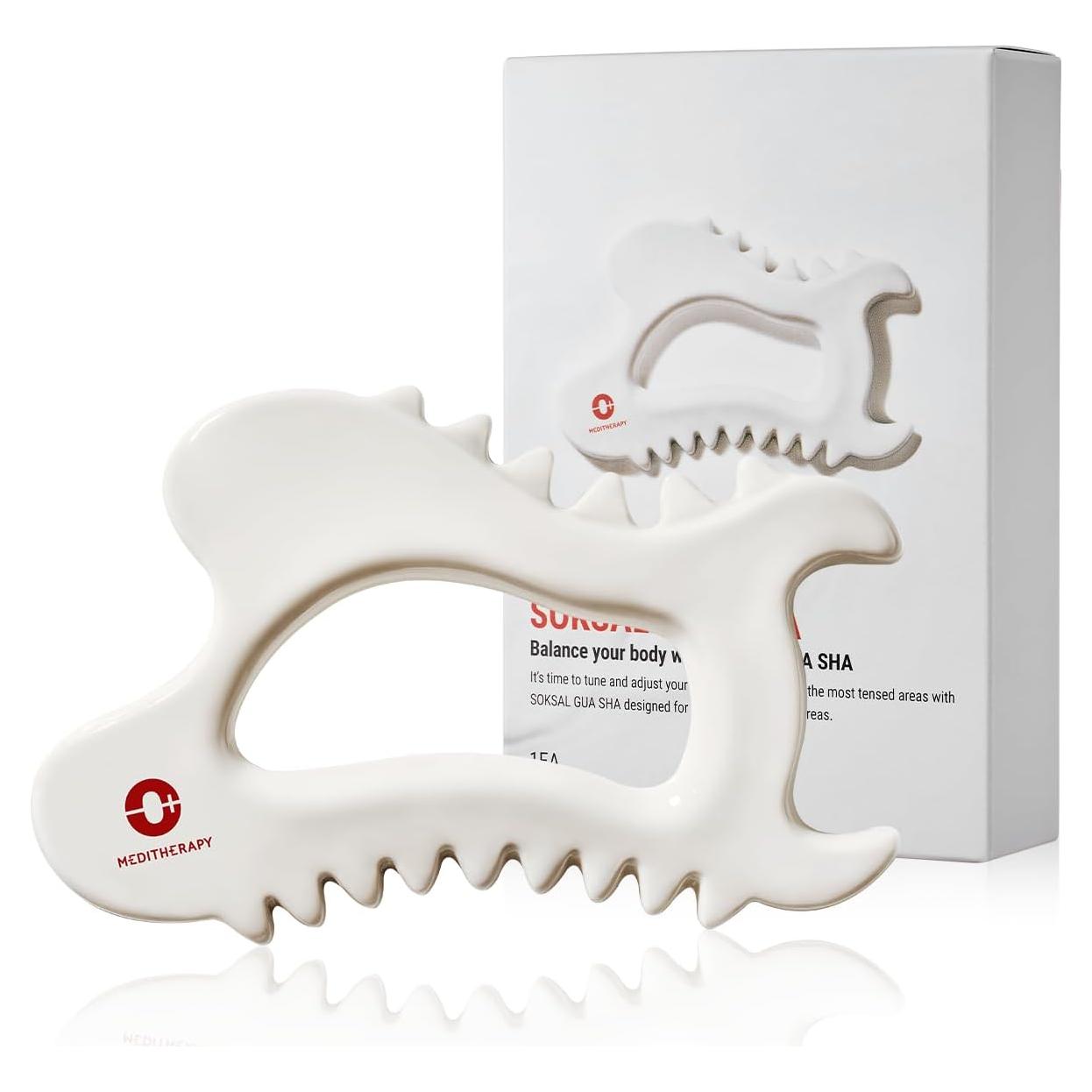 Gua Sha Cerámica MEDITHERAPY MT-08 Masajeador Corporal