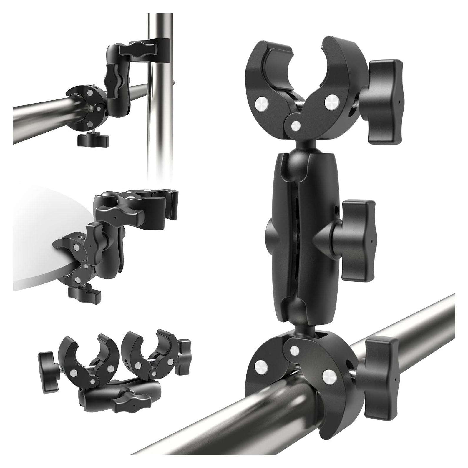 Soporte Doble Abrazadera Taisioner para Luz y Monitor 0.33 kg