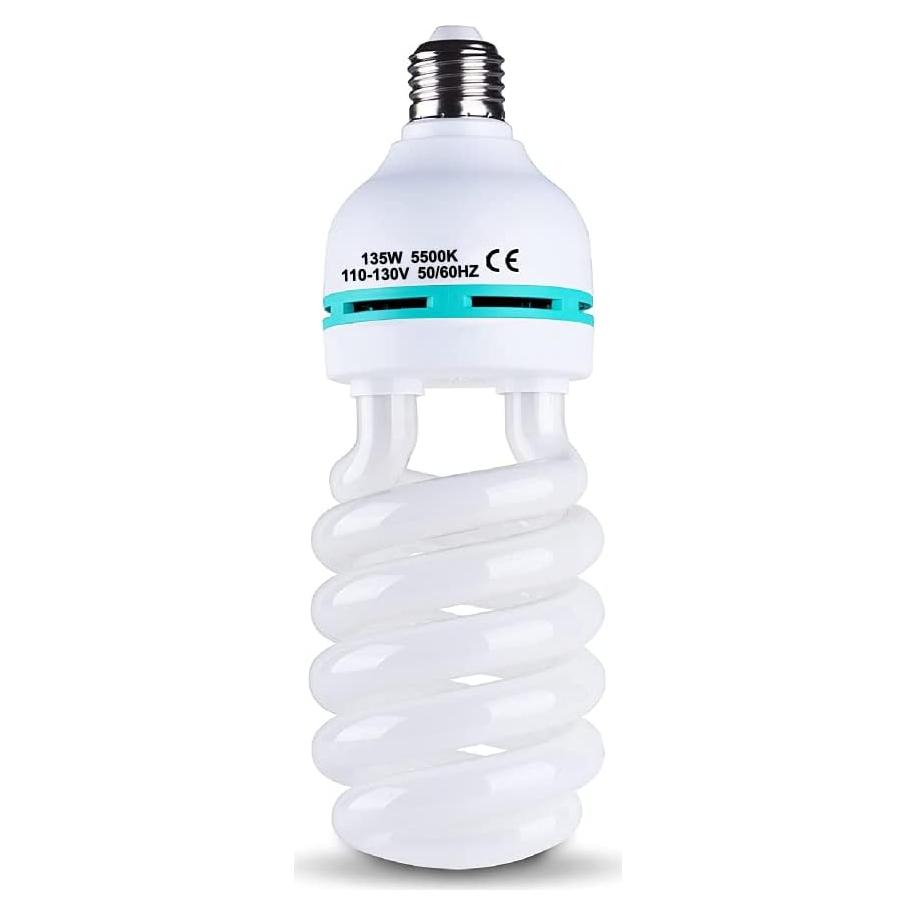 Bombilla CFL 135W 5500K E27 para Softbox Fotografía
