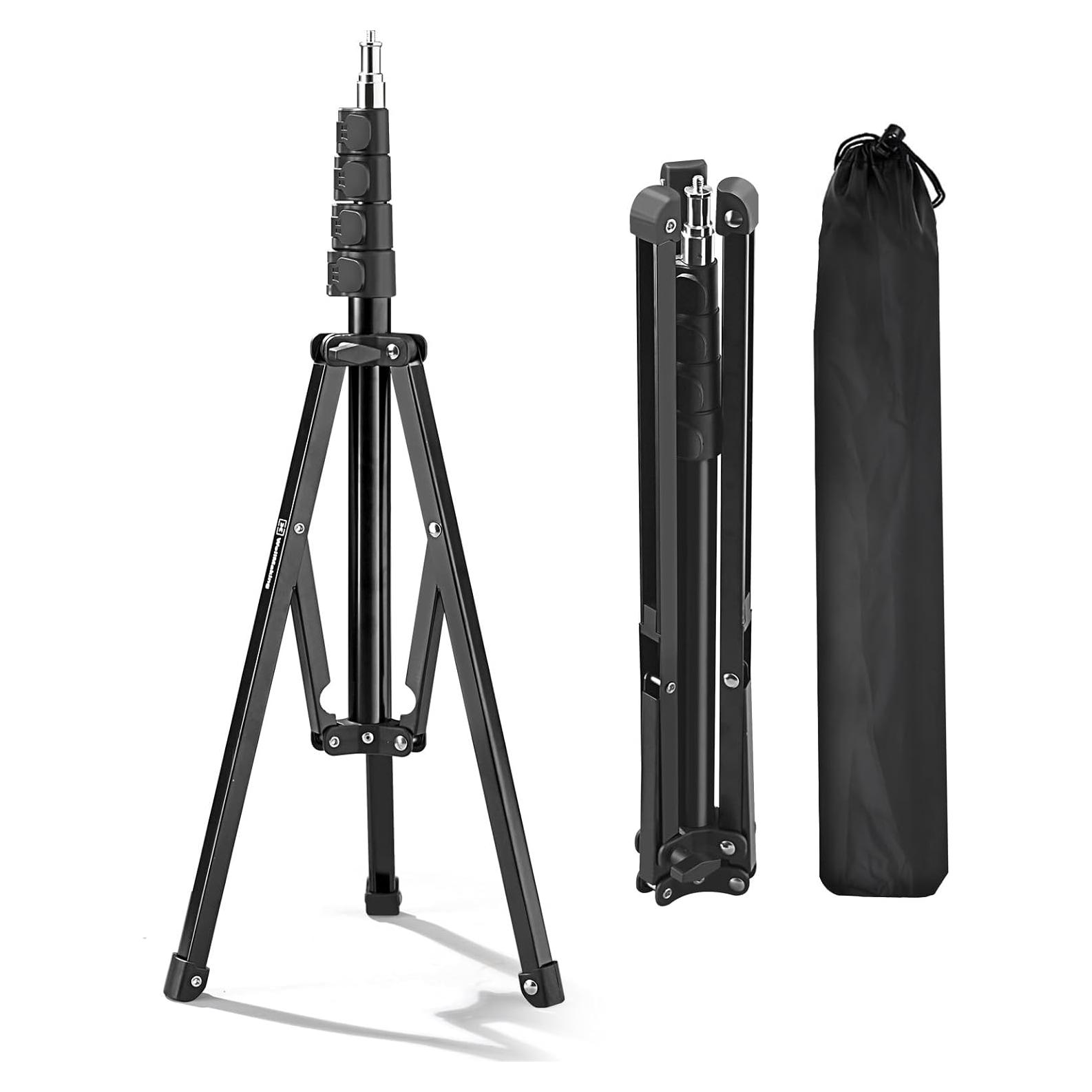 Soporte de Luz LED Plegable WELLMAKING 180 cm 3 kg