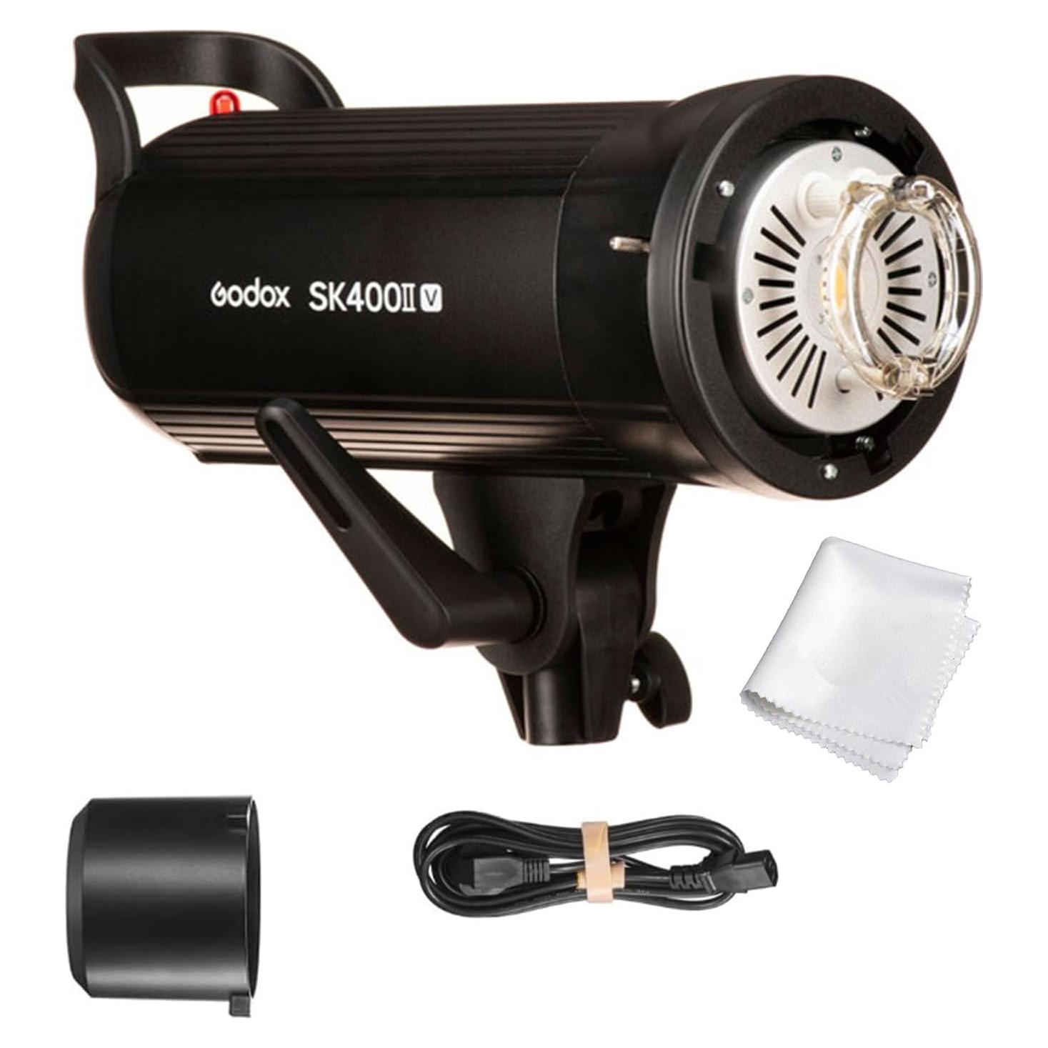 Flash de Estudio Godox SK400II-V 400W con LED y Control Inalámbrico