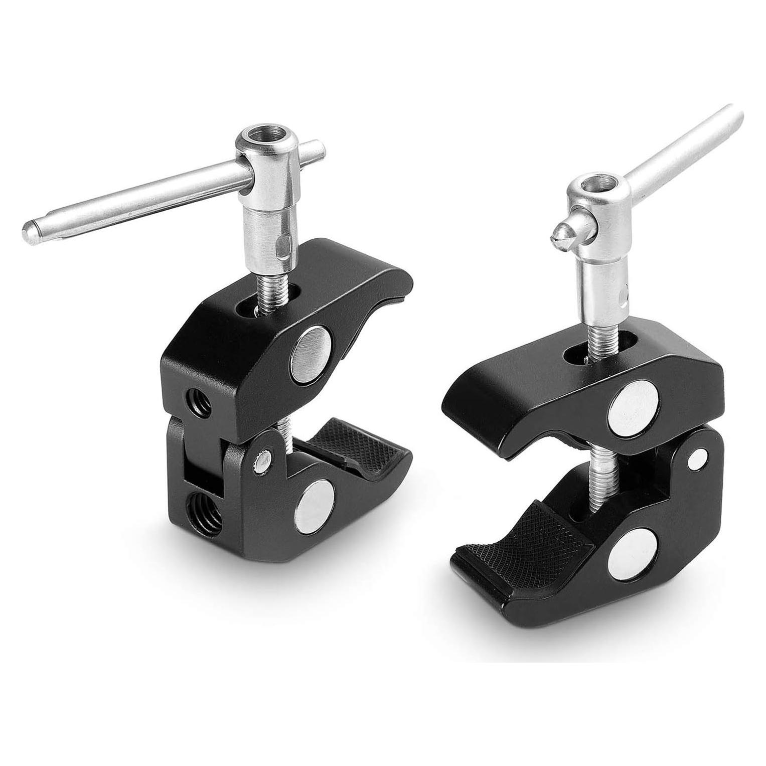 Super Clamp SmallRig 2058 para Cámaras y Luces - 2 Piezas